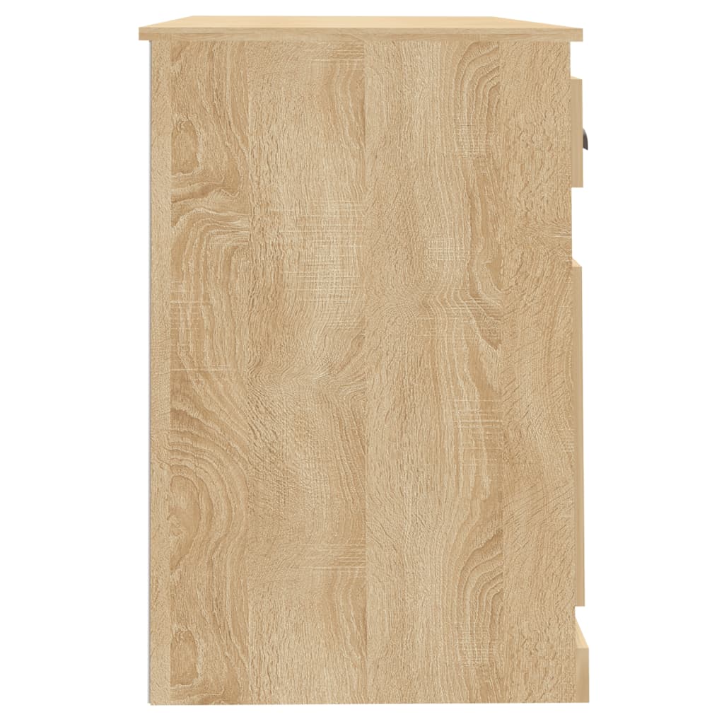 Bureau avec tiroir chêne sonoma 115x50x75 cm bois d'ingénierie - XIOS