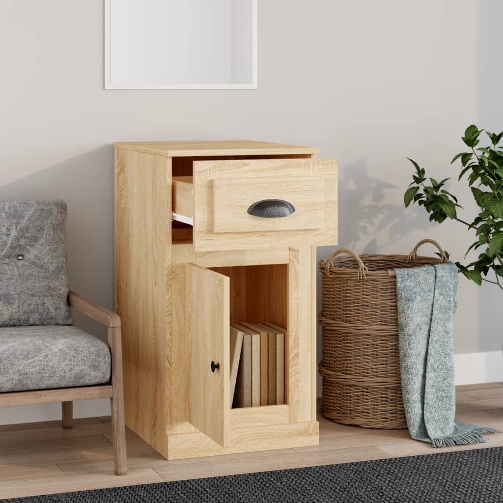 Armoire latérale avec tiroir chêne sonoma 40x50x75 cm - XIOS