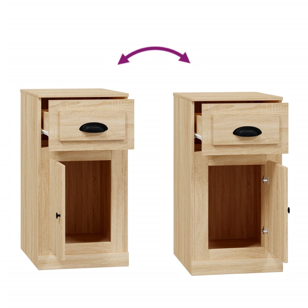 Armoire latérale avec tiroir chêne sonoma 40x50x75 cm - XIOS