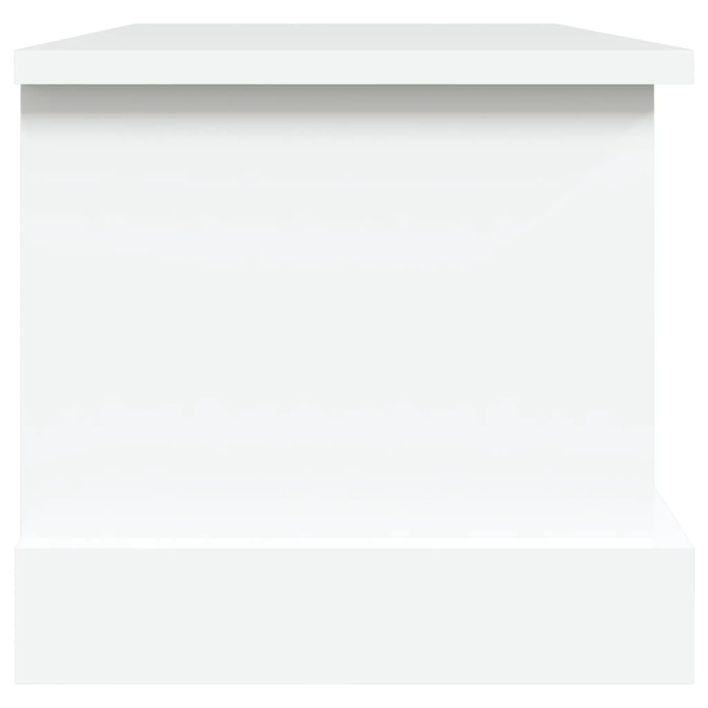 Coffre de rangement Blanc 50x30x28 cm Bois d'ingénierie - XIOS