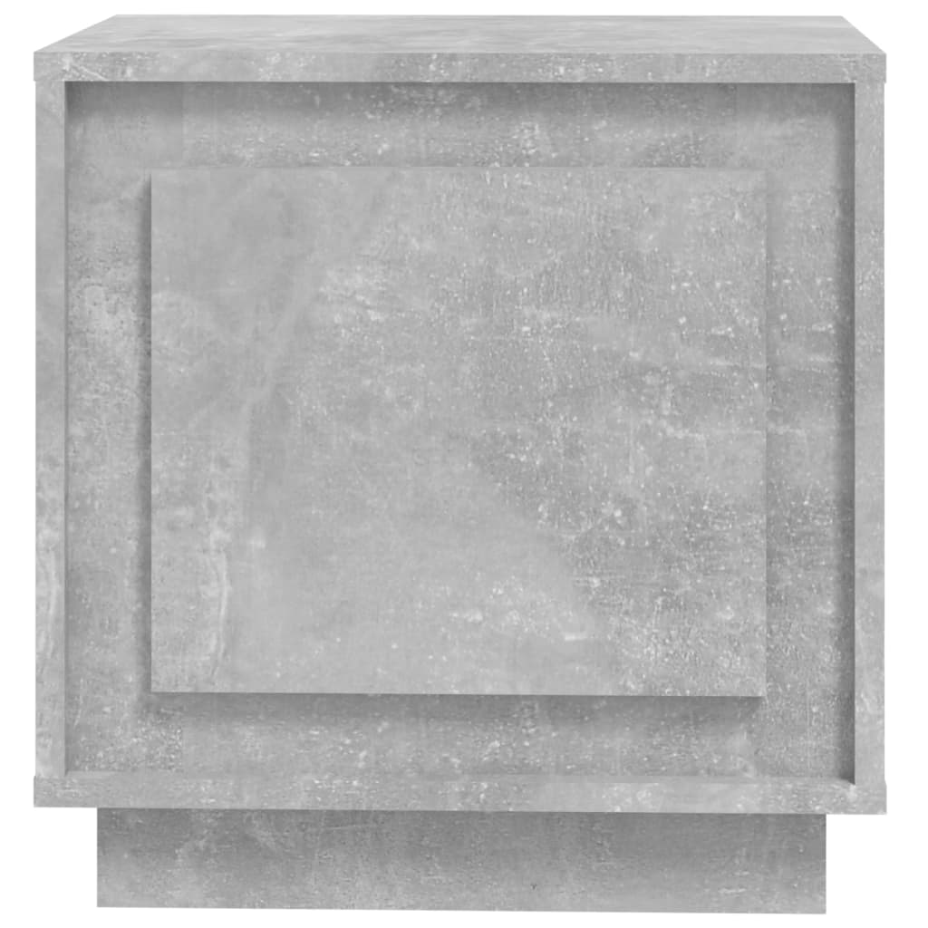 Tables de chevet 2 pcs gris béton 44x35x45 cm bois d'ingénierie - XIOS