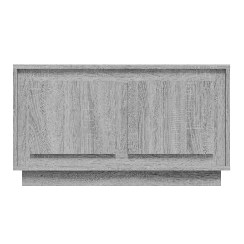 Meuble TV sonoma gris 80x35x45 cm bois d'ingénierie - XIOS