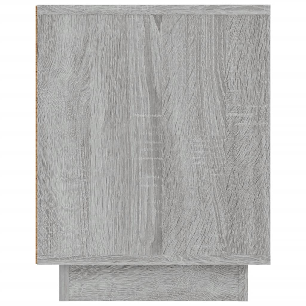 Meuble TV sonoma gris 80x35x45 cm bois d'ingénierie - XIOS