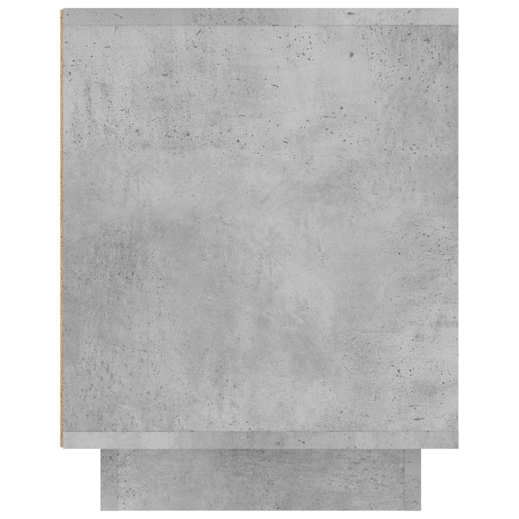 Meuble TV gris béton 102x35x45 cm bois d'ingénierie - XIOS