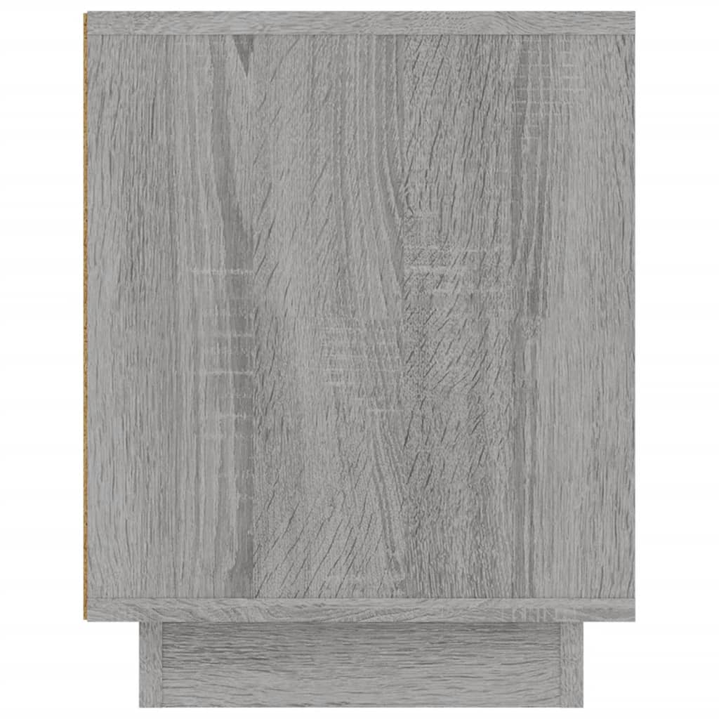 Meuble TV sonoma gris 102x35x45 cm bois d'ingénierie - XIOS