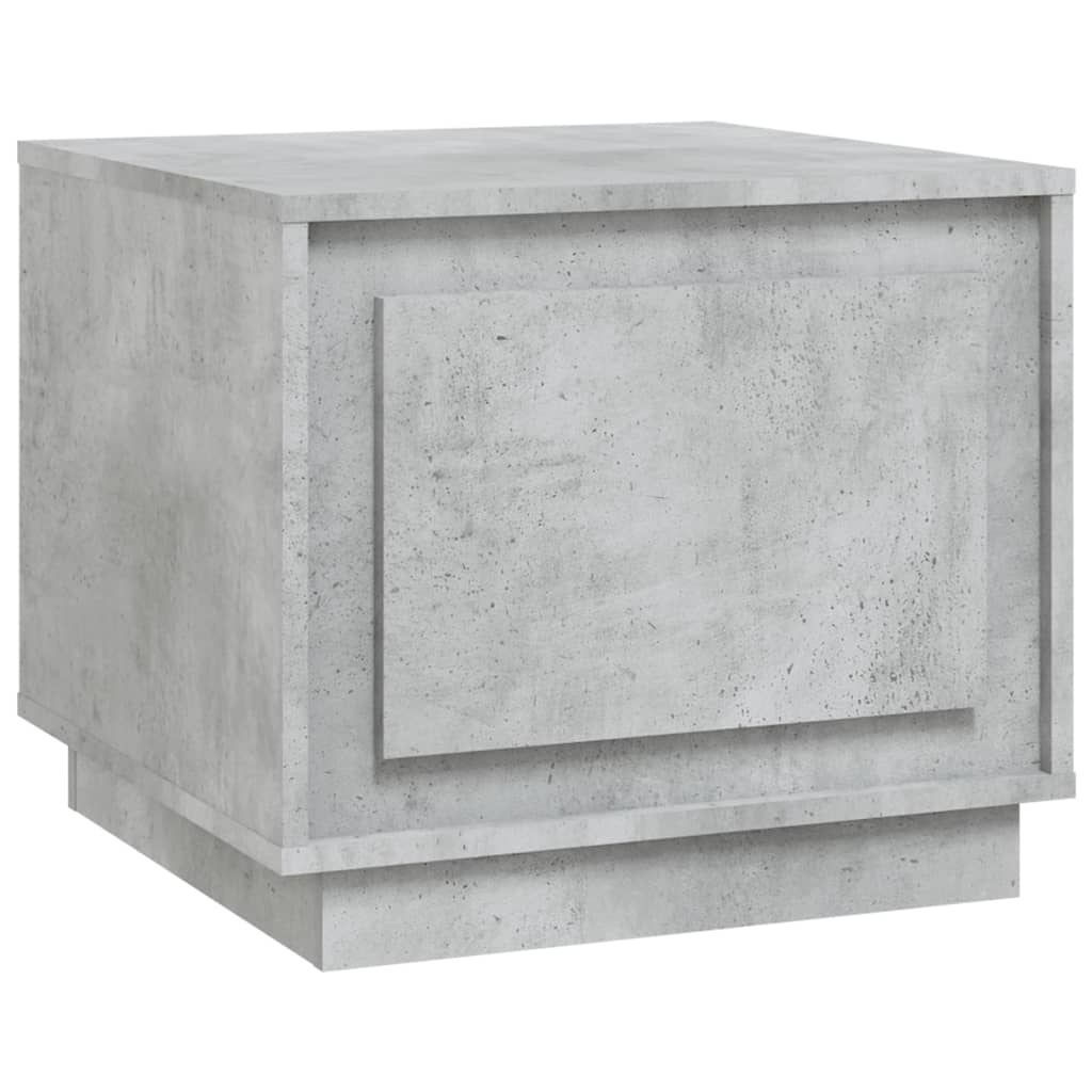 Table basse gris béton 51x50x44 cm bois d'ingénierie - XIOS