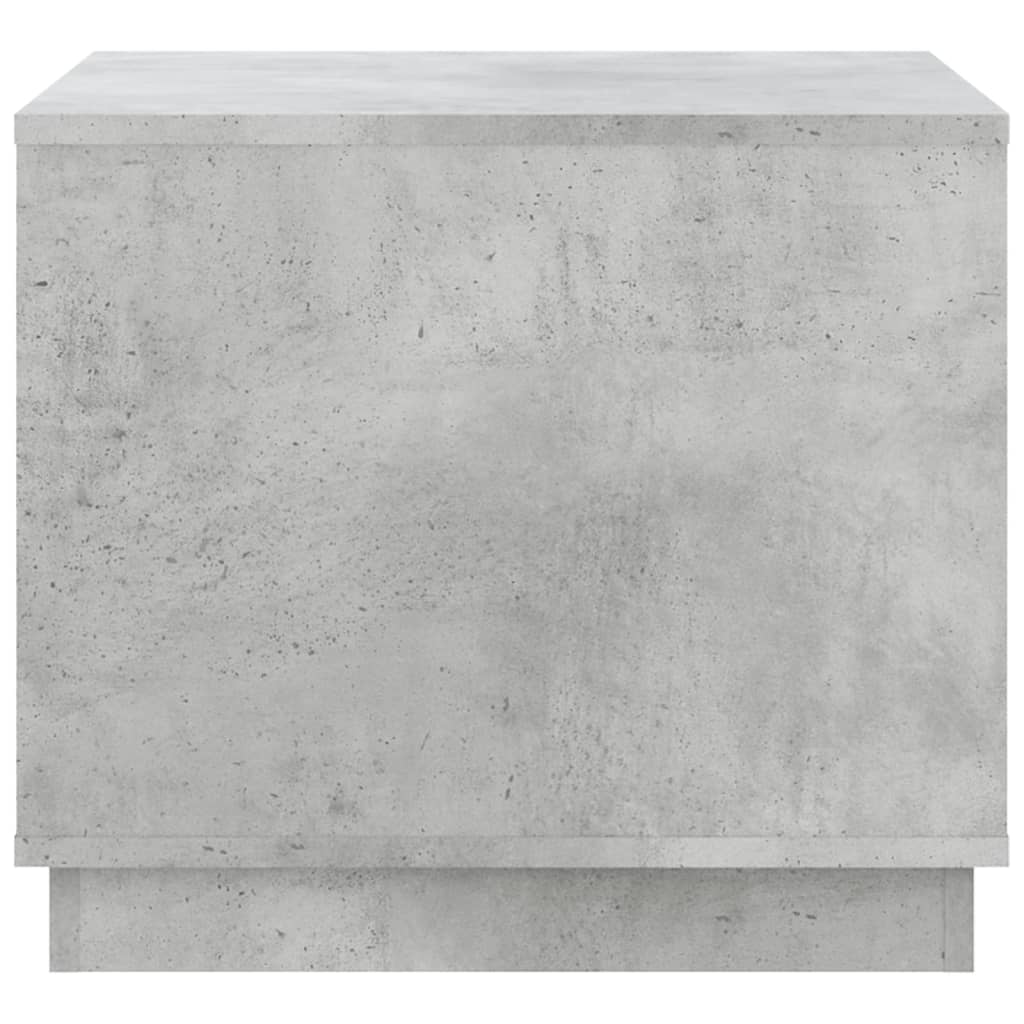 Table basse gris béton 51x50x44 cm bois d'ingénierie - XIOS