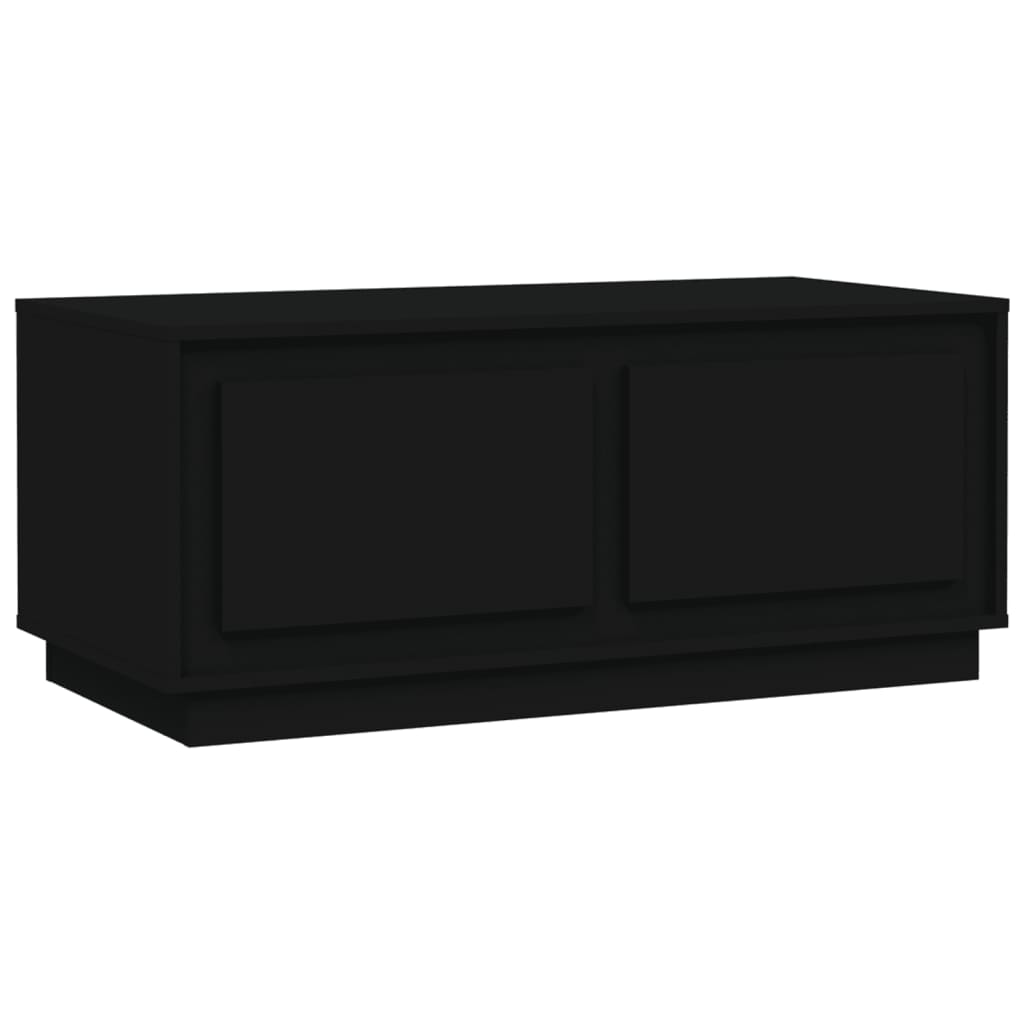 Table basse noir 102x50x44 cm bois d'ingénierie - XIOS