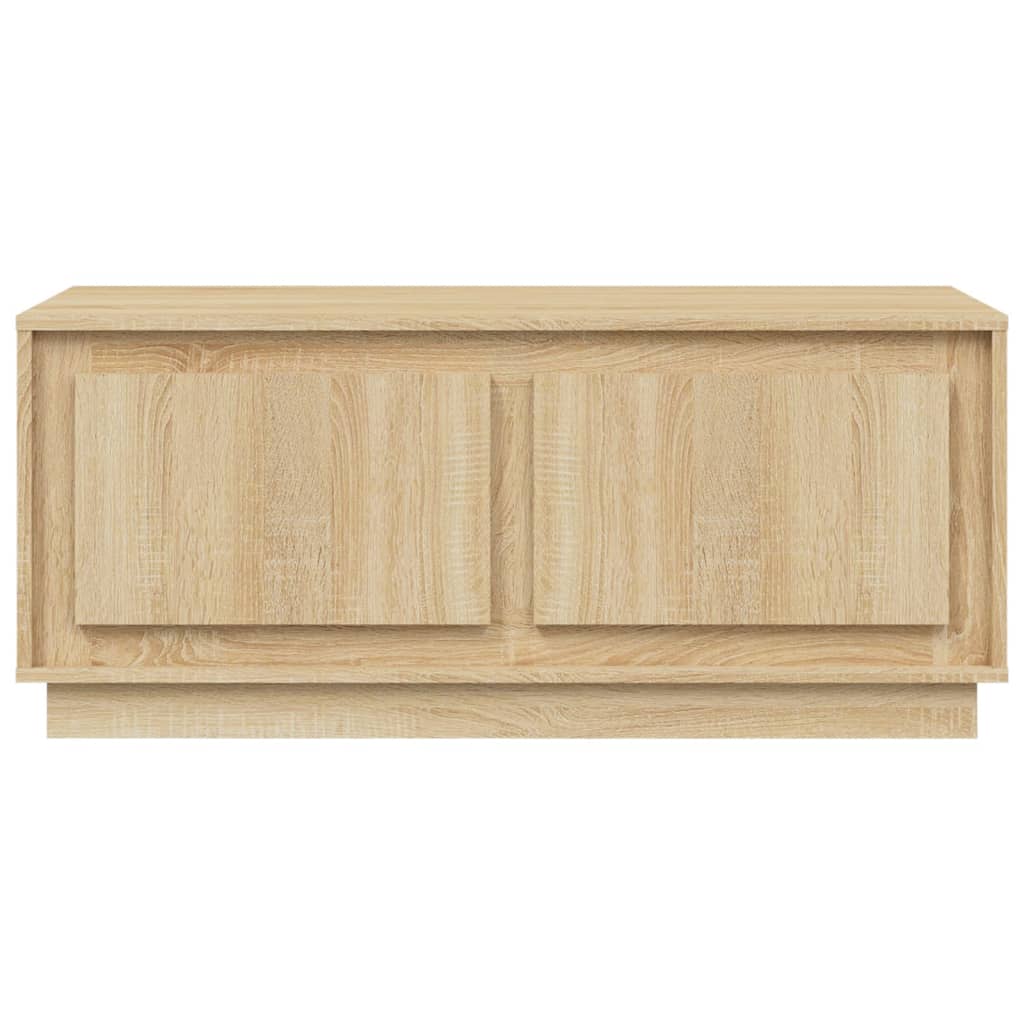 Table basse chêne sonoma 102x50x44 cm bois d'ingénierie - XIOS