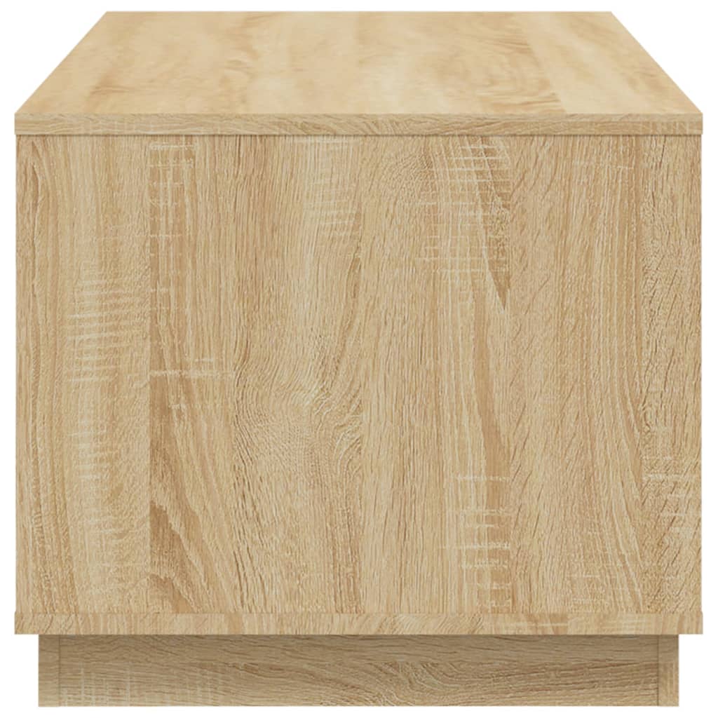 Table basse chêne sonoma 102x50x44 cm bois d'ingénierie - XIOS