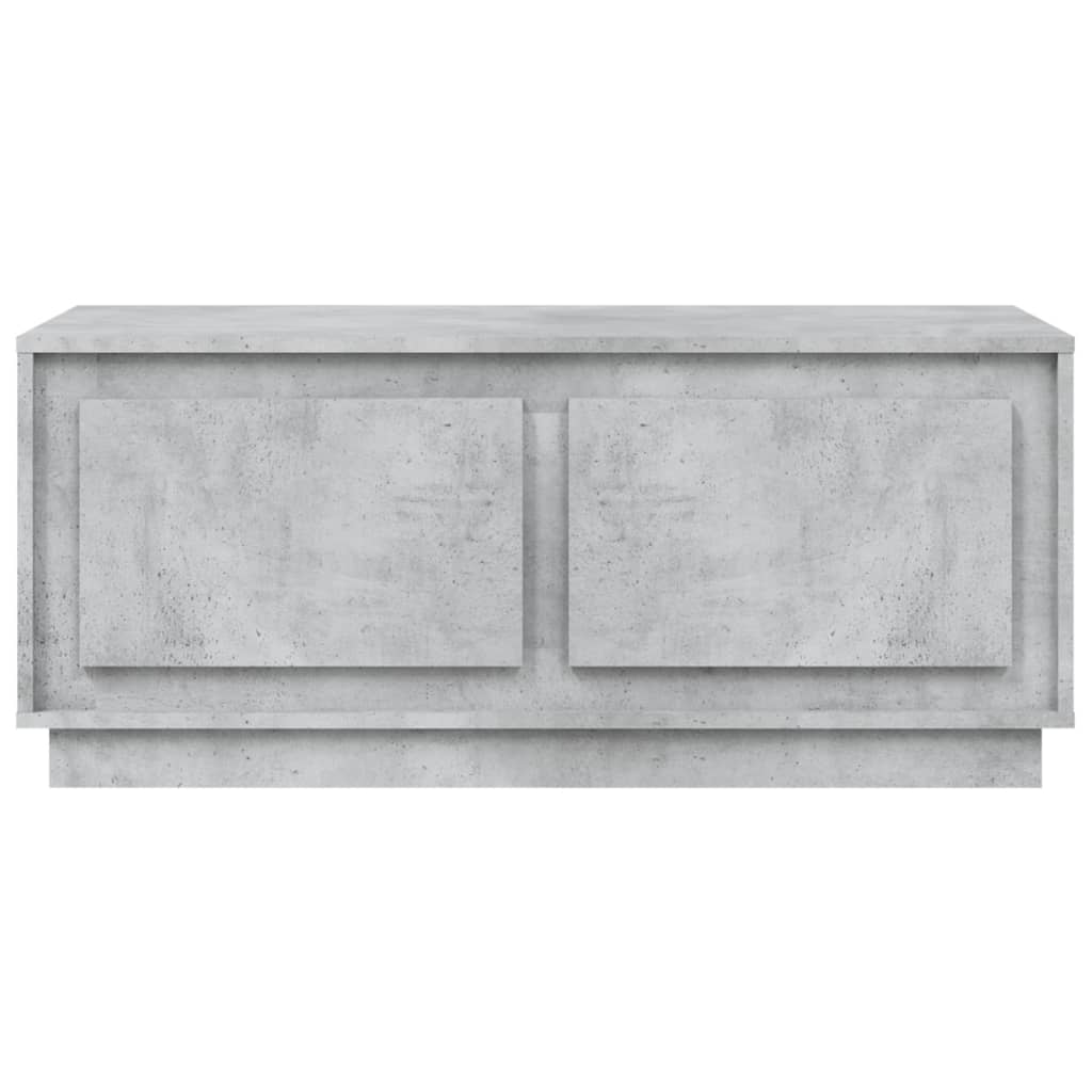 Table basse gris béton 102x50x44 cm bois d'ingénierie - XIOS