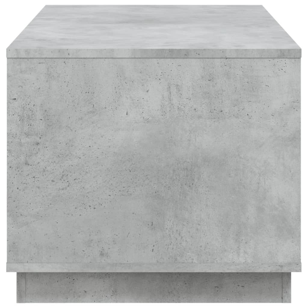 Table basse gris béton 102x50x44 cm bois d'ingénierie - XIOS