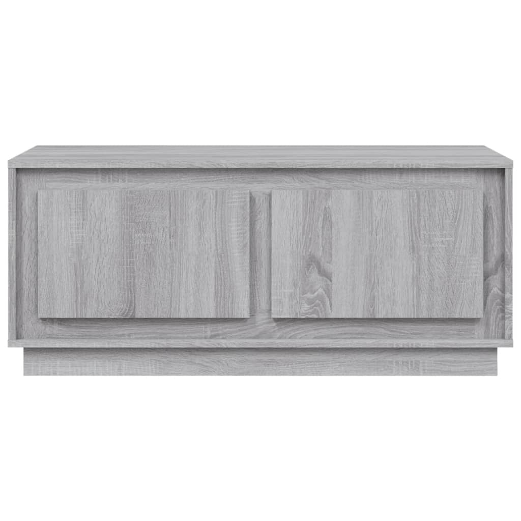 Table basse sonoma gris 102x50x44 cm bois d'ingénierie - XIOS