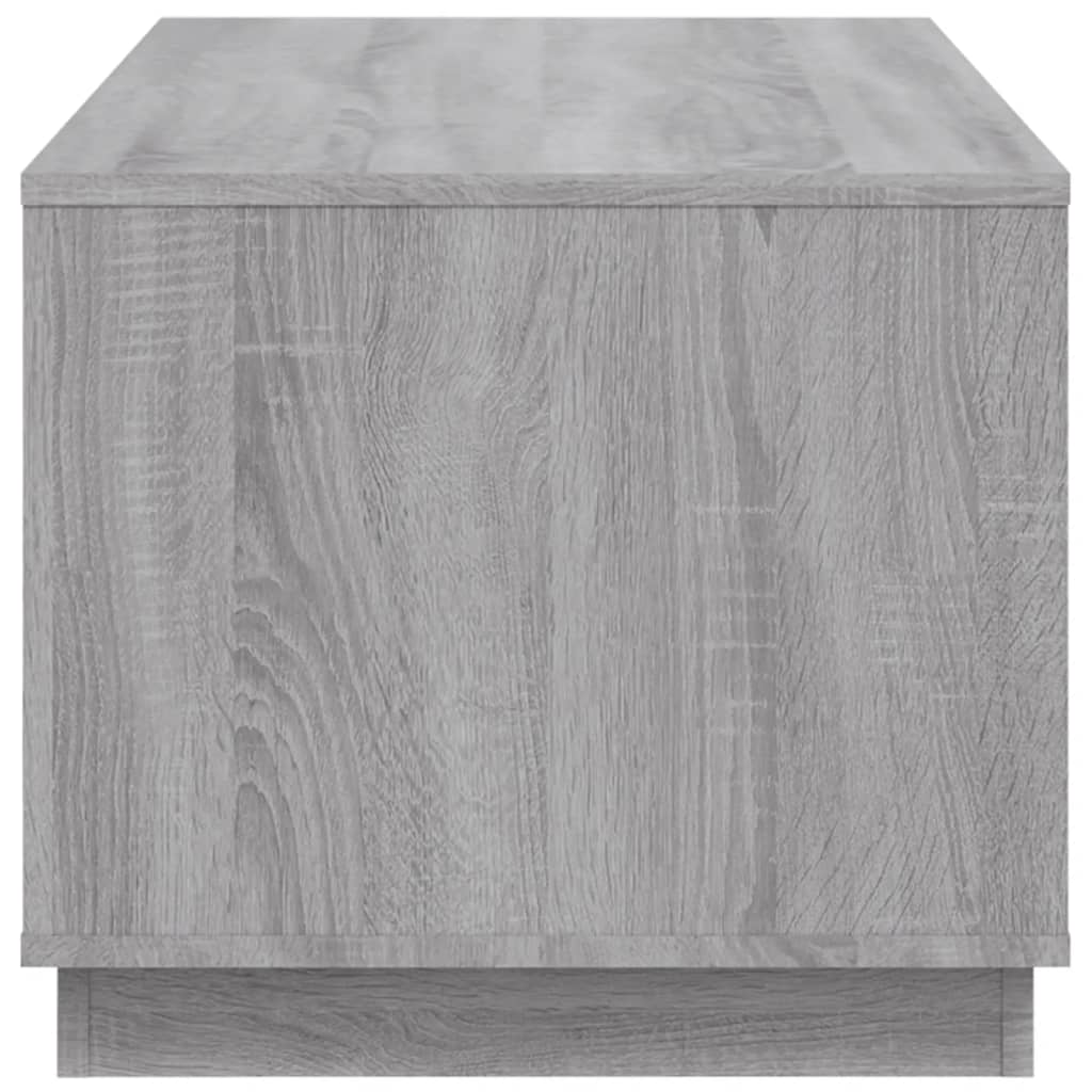 Table basse sonoma gris 102x50x44 cm bois d'ingénierie - XIOS