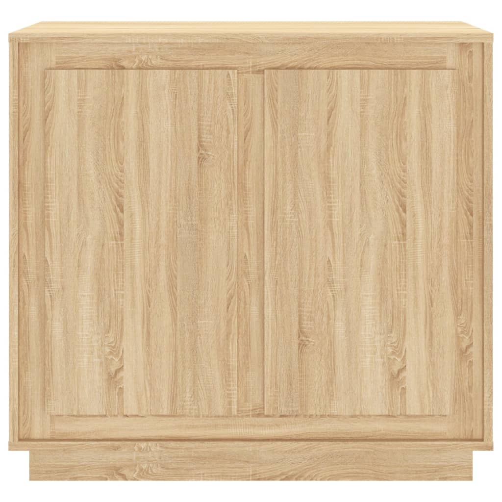 Buffet chêne sonoma 80x34x75 cm bois d'ingénierie - XIOS