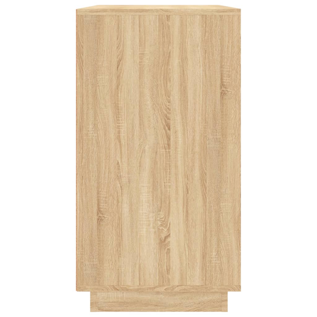 Buffet chêne sonoma 80x34x75 cm bois d'ingénierie - XIOS
