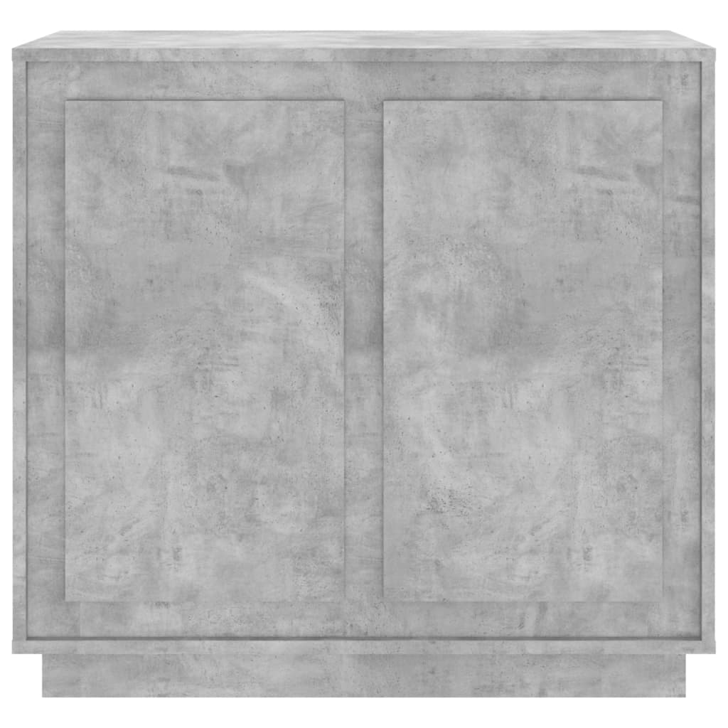 Buffet gris béton 80x34x75 cm bois d'ingénierie - XIOS