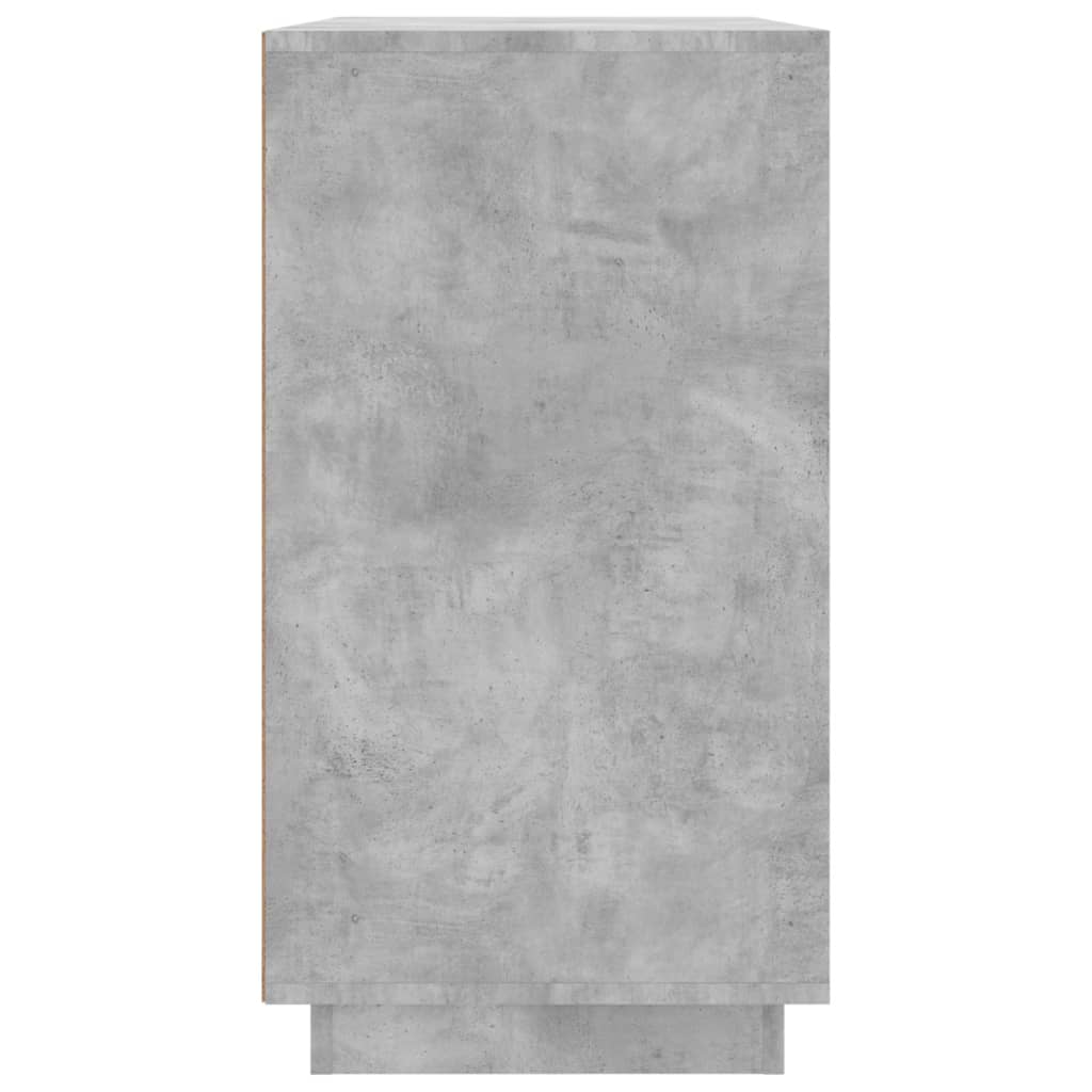 Buffet gris béton 80x34x75 cm bois d'ingénierie - XIOS
