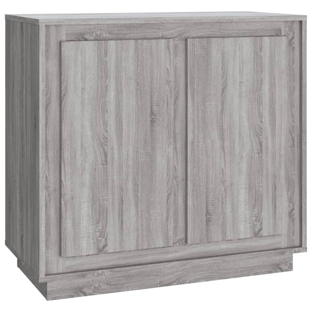 Buffet sonoma gris 80x34x75 cm bois d'ingénierie - XIOS