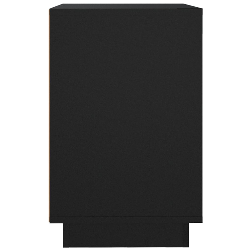 Buffet Noir 102x35x60 cm bois d'ingénierie - XIOS