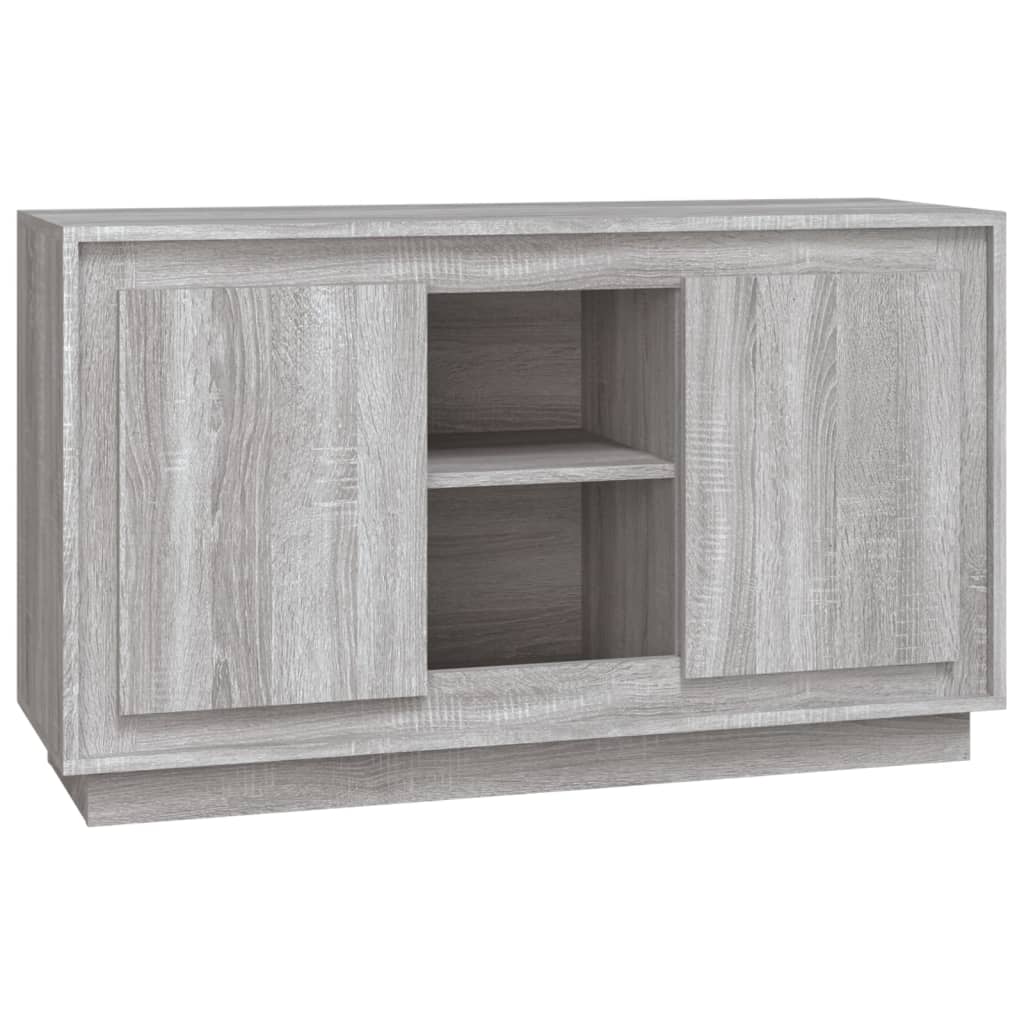 Buffet sonoma gris 102x35x60 cm bois d'ingénierie - XIOS