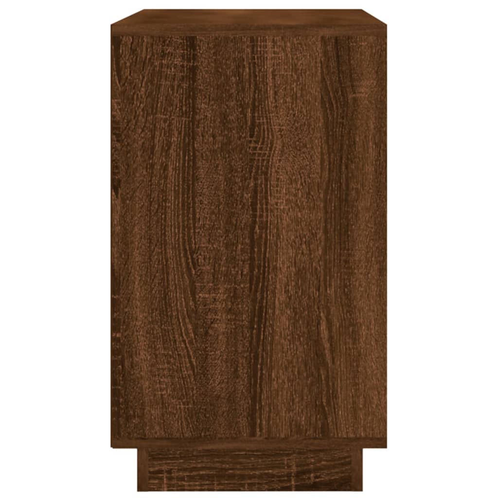 Buffet chêne marron 102x35x60 cm bois d'ingénierie - XIOS