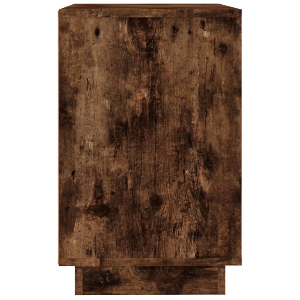 Buffet chêne fumé 102x35x55 cm bois d'ingénierie - XIOS