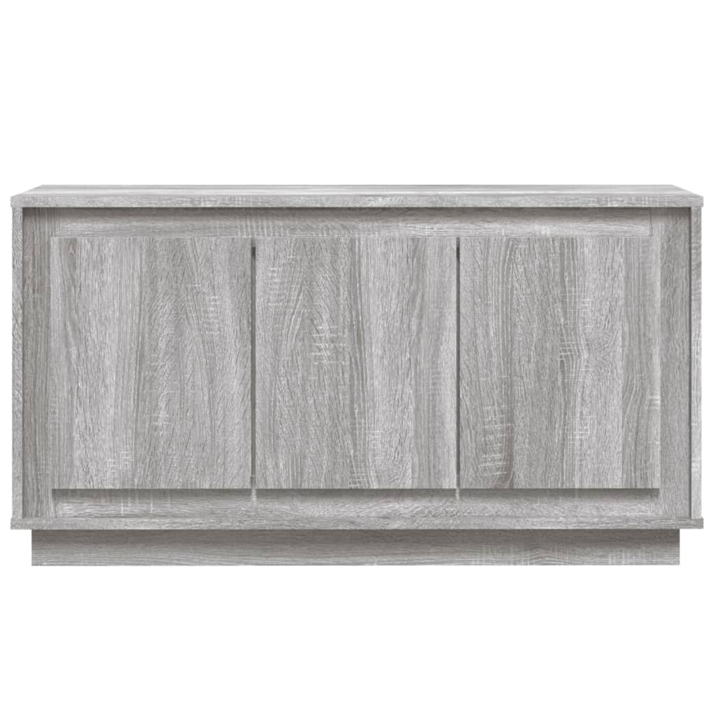 Buffet sonoma gris 102x35x55 cm bois d'ingénierie - XIOS