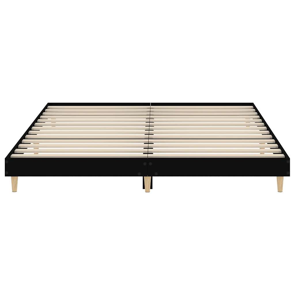 Cadre de lit sans matelas noir 120x200 cm - XIOS