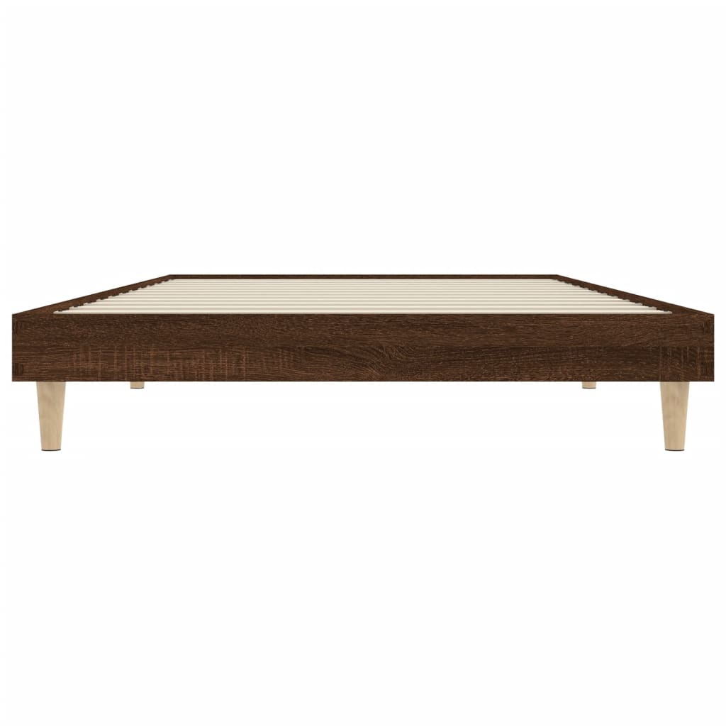 Cadre de lit sans matelas chêne marron 100x200 cm - XIOS