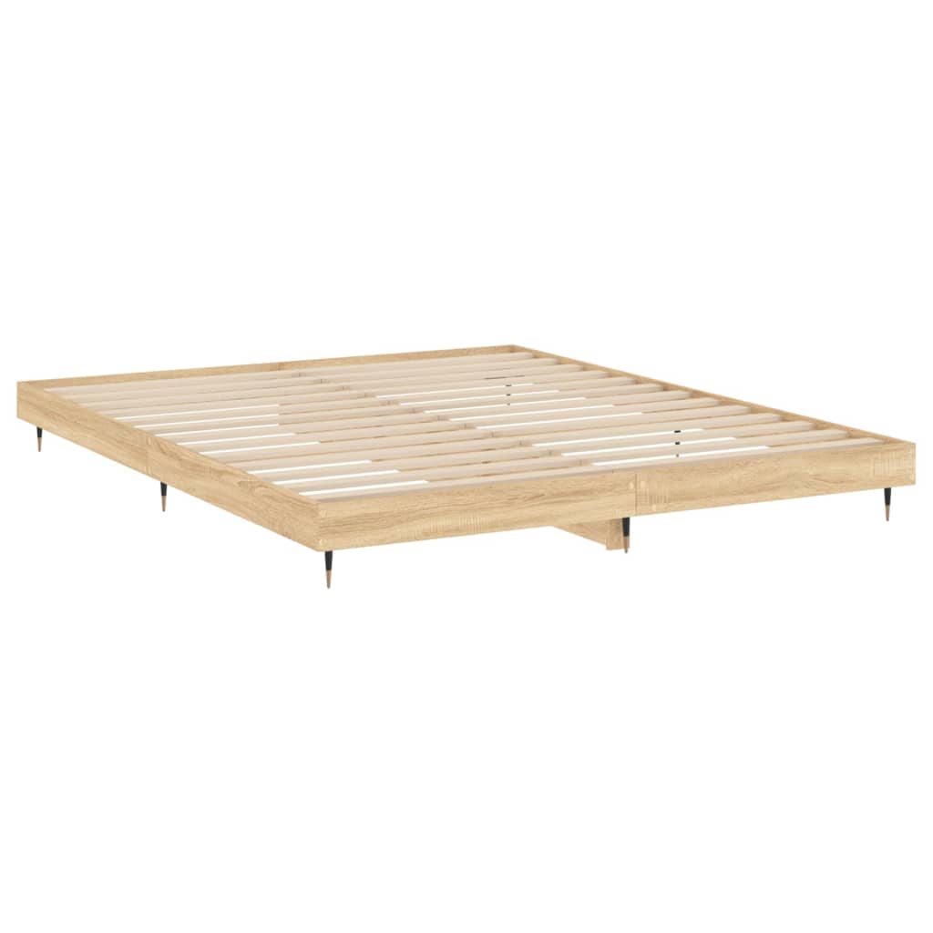 Cadre de lit sans matelas chêne sonoma 120x200 cm - XIOS