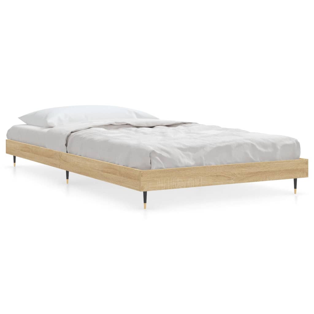 Cadre de lit sans matelas chêne sonoma 100x200 cm - XIOS