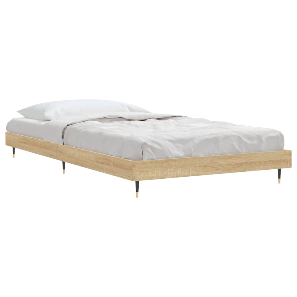 Cadre de lit sans matelas chêne sonoma 100x200 cm - XIOS