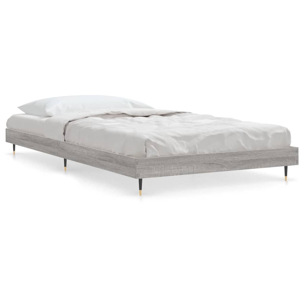 Cadre de lit sans matelas sonoma gris 100x200 cm - XIOS