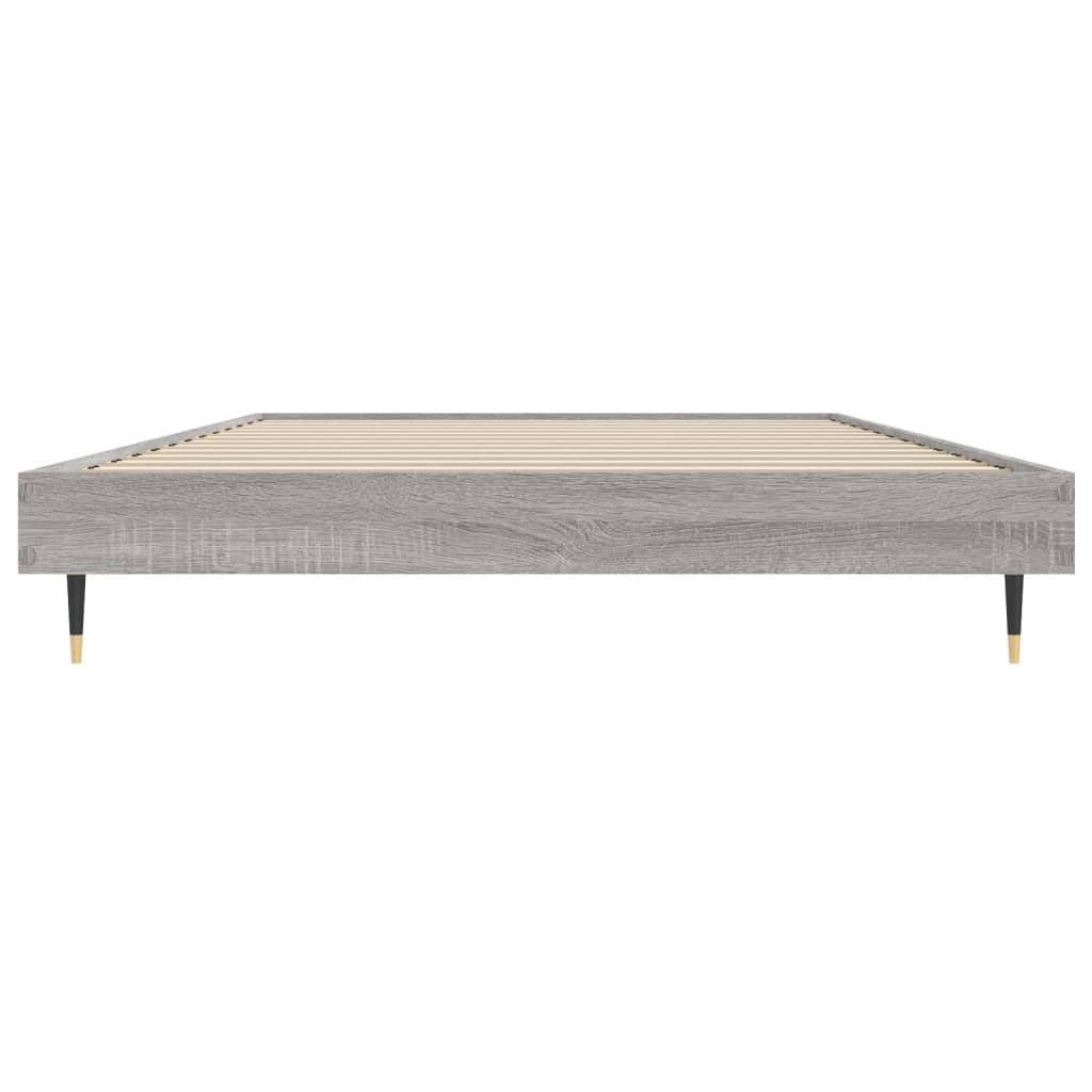 Cadre de lit sans matelas sonoma gris 100x200 cm - XIOS