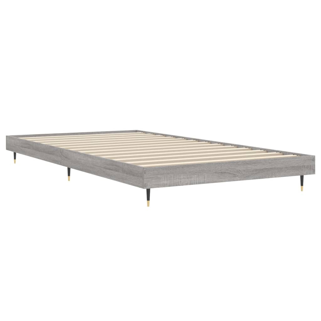 Cadre de lit sans matelas sonoma gris 90x200 cm - XIOS