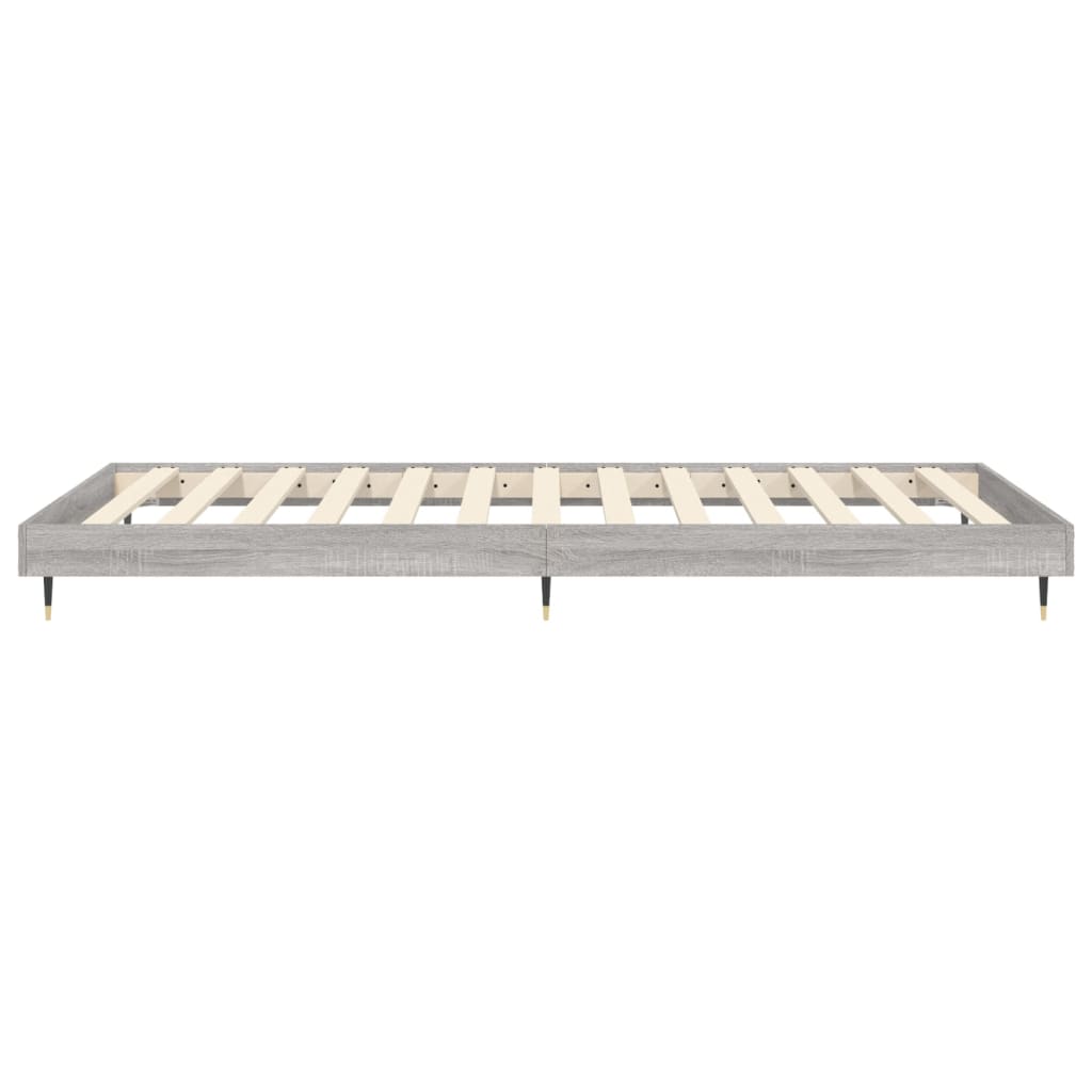Cadre de lit sans matelas sonoma gris 90x190 cm - XIOS
