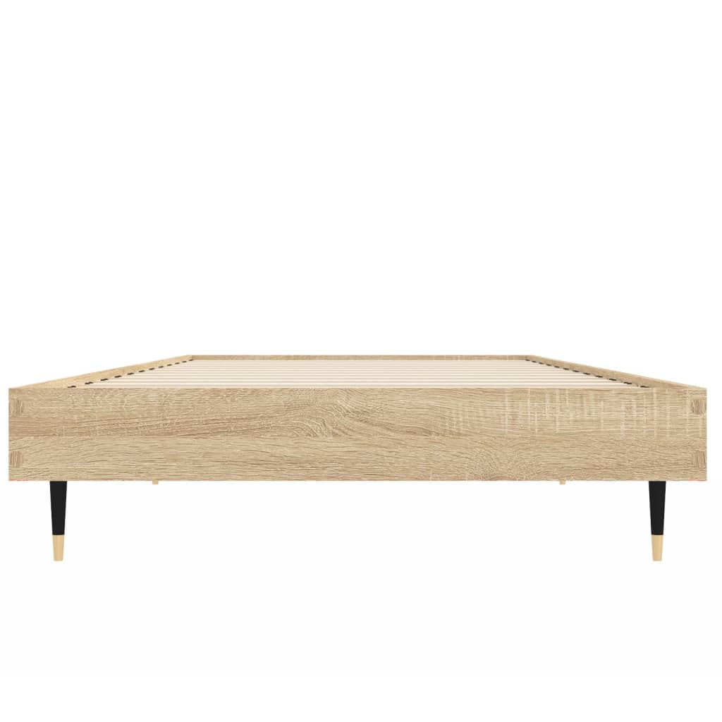 Cadre de lit sans matelas chêne sonoma 75x190 cm - XIOS