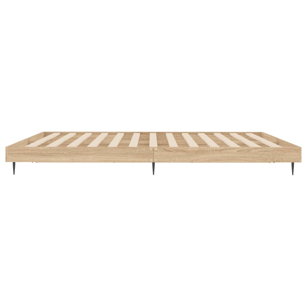 Cadre de lit sans matelas chêne sonoma 200x200 cm - XIOS
