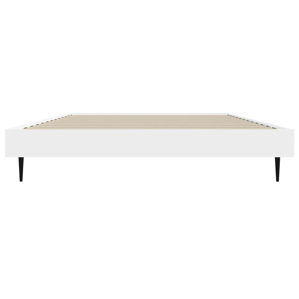 Cadre de lit sans matelas blanc 100x200 cm bois d'ingénierie - XIOS