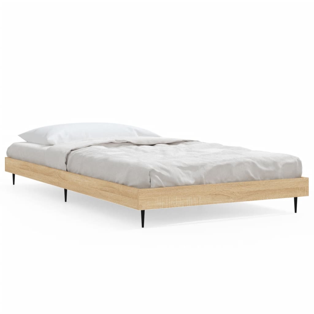 Cadre de lit sans matelas chêne sonoma 100x200 cm - XIOS