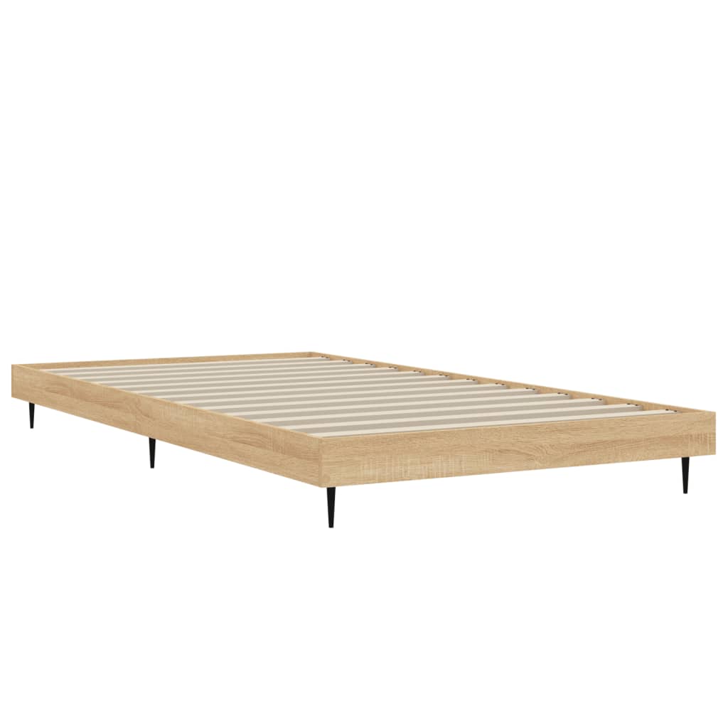 Cadre de lit sans matelas chêne sonoma 100x200 cm - XIOS