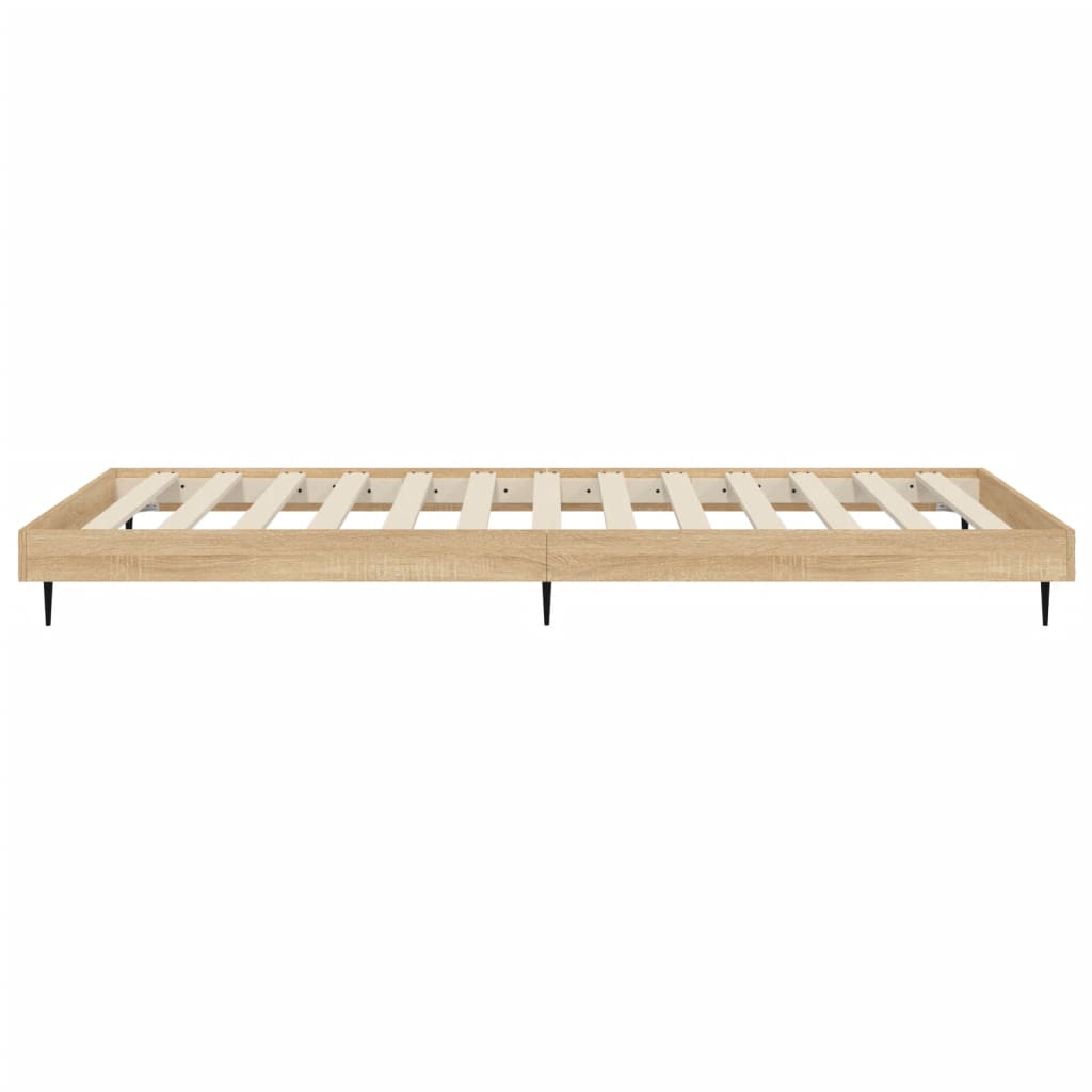 Cadre de lit sans matelas chêne sonoma 100x200 cm - XIOS