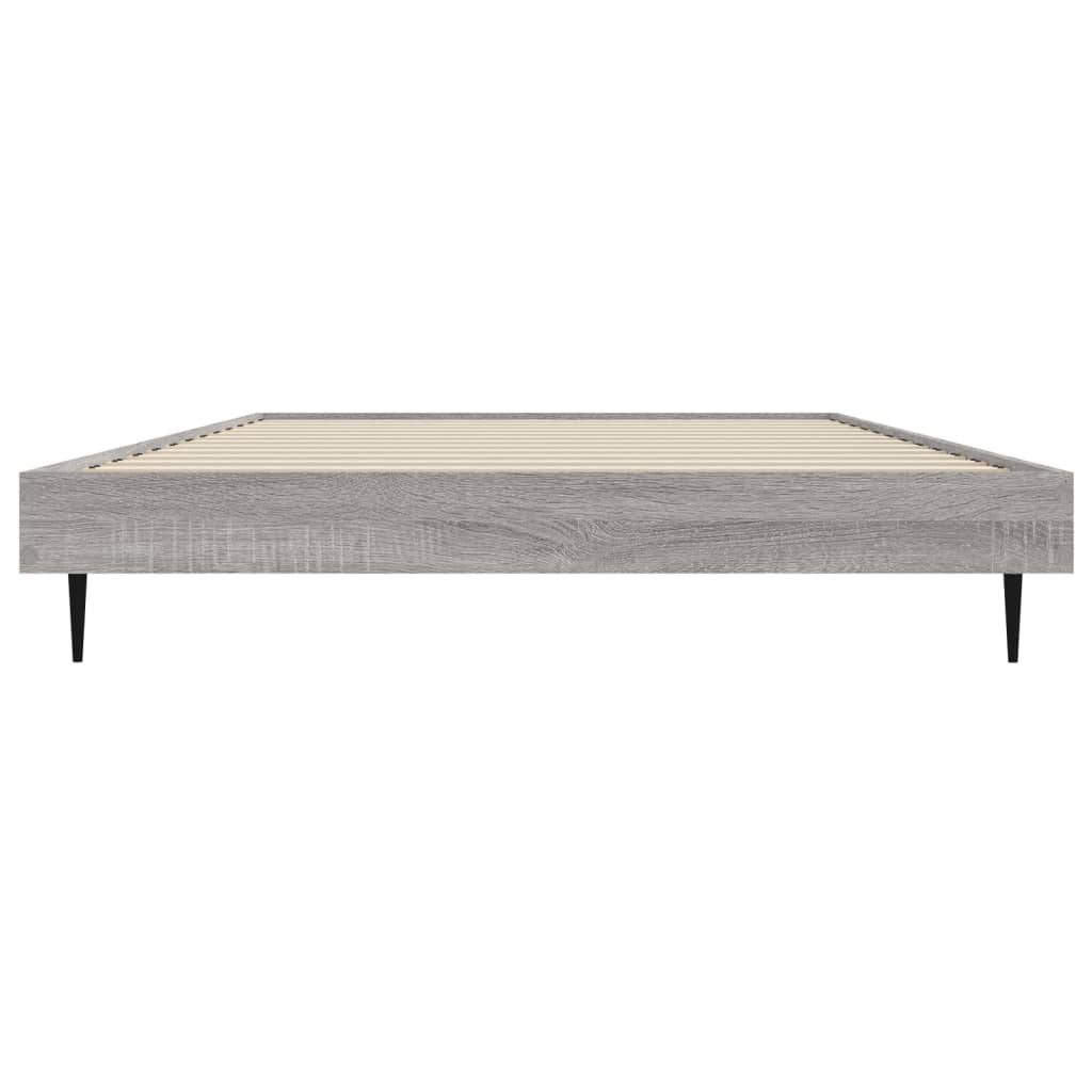 Cadre de lit sans matelas sonoma gris 100x200 cm - XIOS