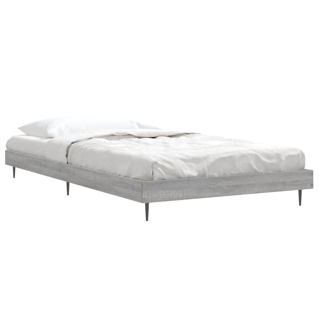 Cadre de lit sans matelas sonoma gris 90x200 cm - XIOS