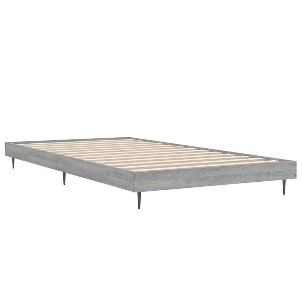 Cadre de lit sans matelas sonoma gris 90x200 cm - XIOS