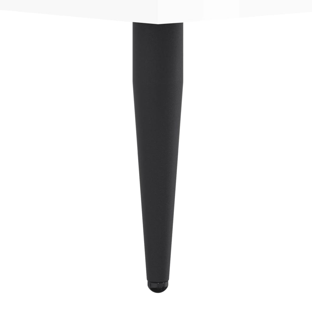 Cadre de lit sans matelas blanc brillant 140x190 cm - XIOS