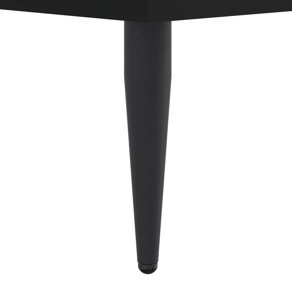 Cadre de lit sans matelas noir 120x190 cm bois d'ingénierie - XIOS