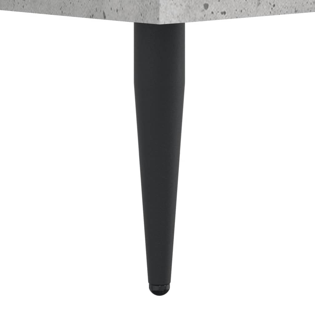 Cadre de lit sans matelas gris béton 120x190 cm - XIOS