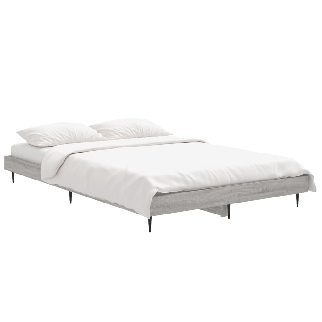 Cadre de lit sans matelas sonoma gris 120x190 cm - XIOS